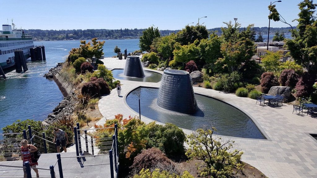 City park in Bremerton, Washington