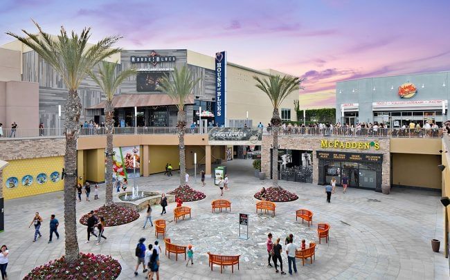 Shopping center in Anaheim, California
