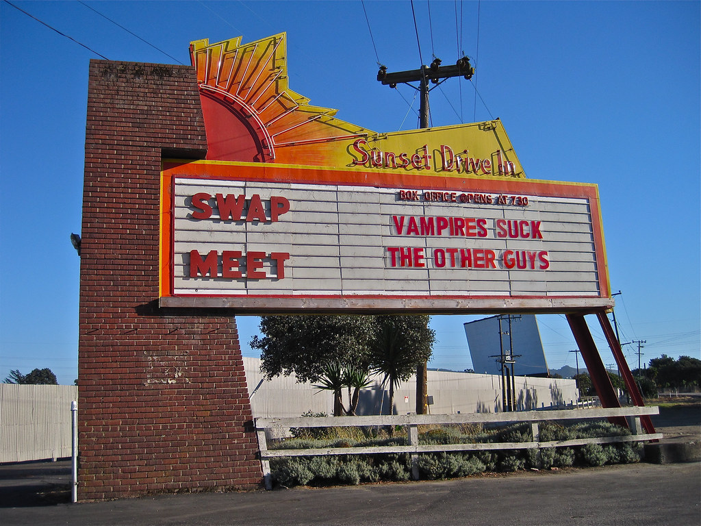 Drive-in movie theater in San Luis Obispo, California
