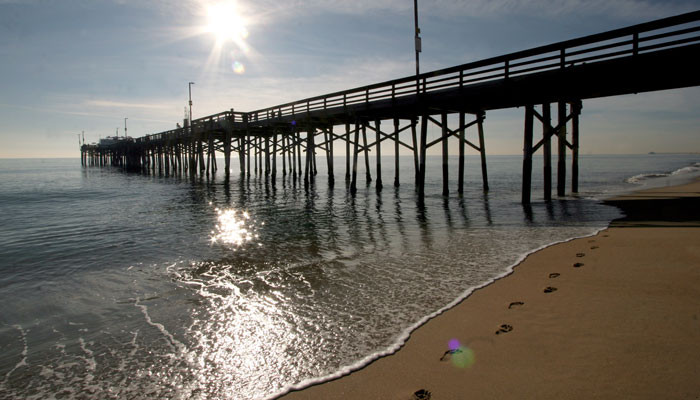 Fishing pier in Newport Beach, California
