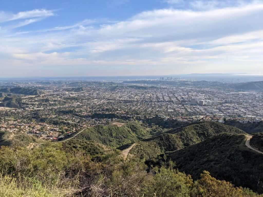 Hiking area in Glendale, California
