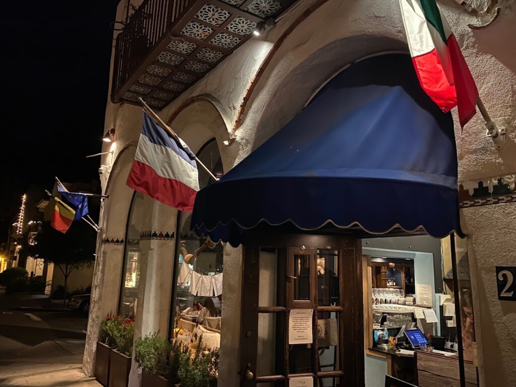 European restaurant in Carmel-by-the-sea, CA