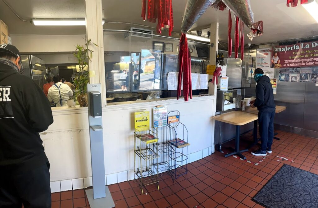 Tamale shop in Compton, California