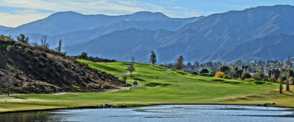Golf course in Corona, California
