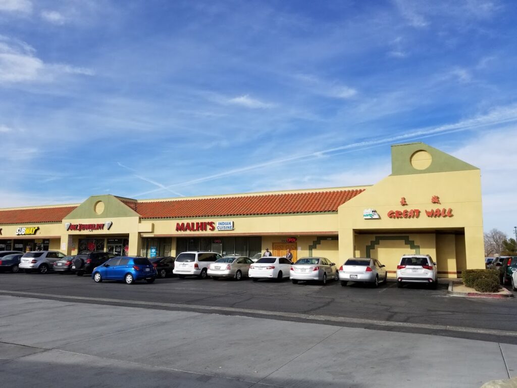 Indian restaurant in Lancaster, California