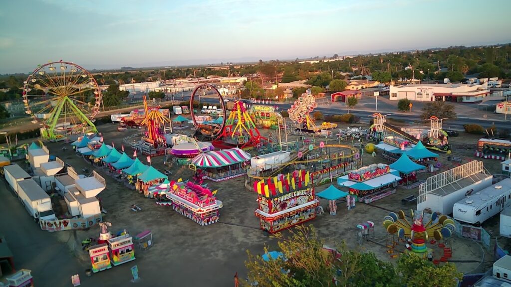 Fairground in Merced, California
