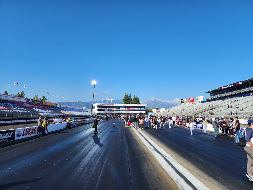 Car racing track in Pomona, California
